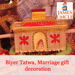 Biyer Tatwa, Marriage gift decoration Miss. Moumita Dey in Habra